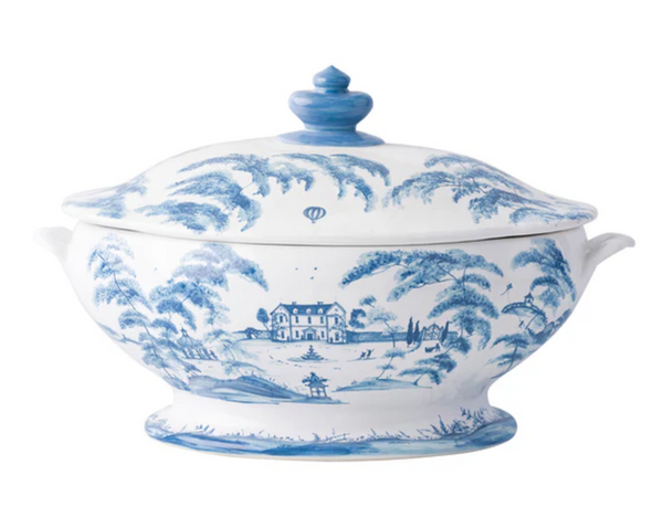 Country Estate Tureen w/Lid | Delft Blue
