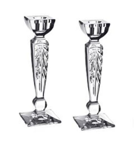 Iris Pair of Candlesticks | 8"