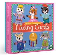 Woodland Friends Dress Up Lacing Cards