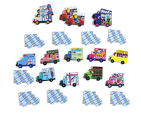 Trucks & a Bus Little Memory & Matching Game