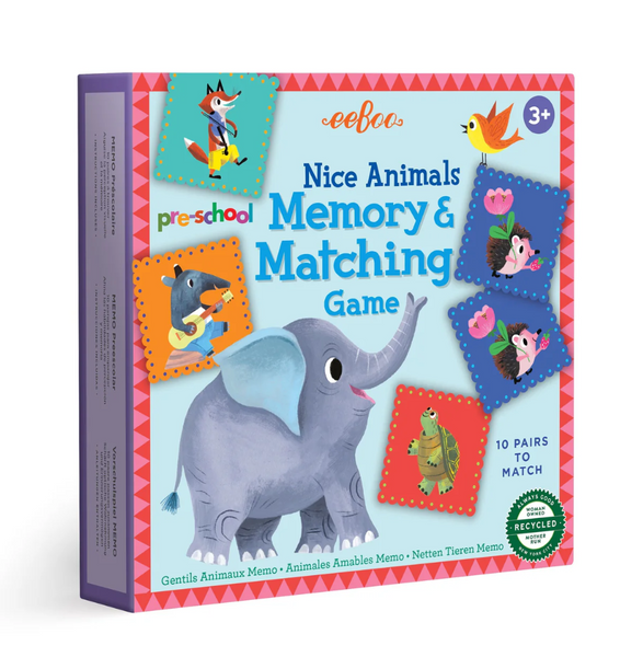 Pre-school Nice Animals Memory Game