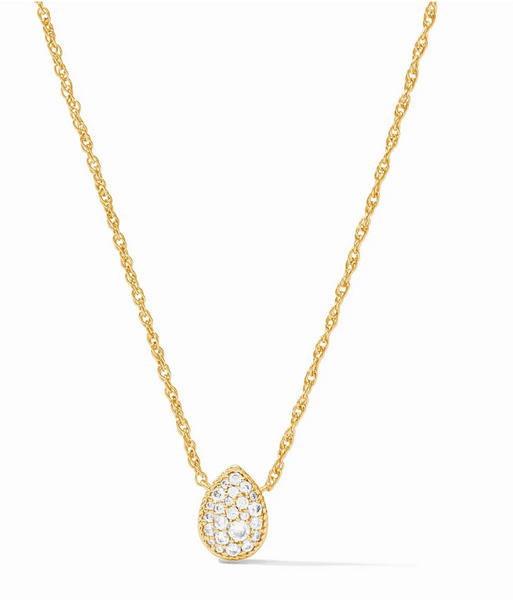Luna Teardrop Delicate Necklace | Cubic Zirconia
