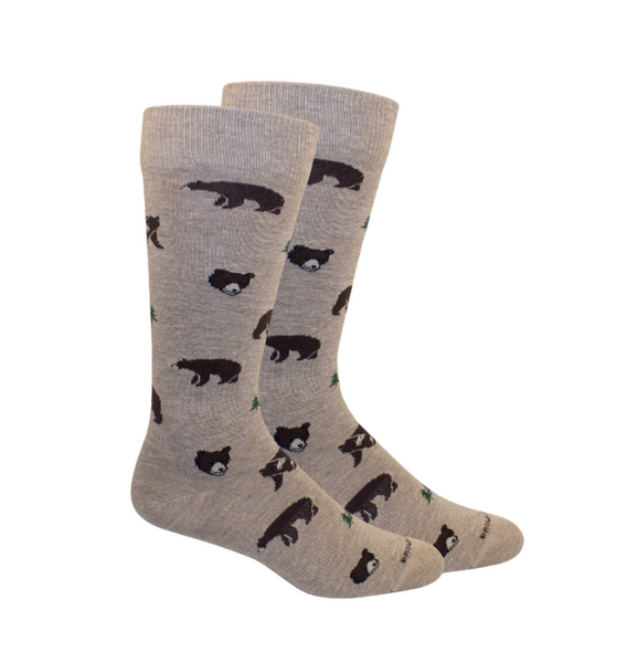 Brown Bear Crew Socks
