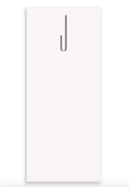 Buck Initial Notepad | J