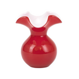 Hibiscus Glass Bud Vase | Red