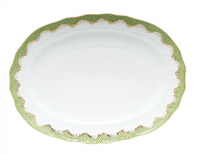 Fish Scale Platter 15" | Green