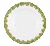 Fish Scale Salad Plate | Green