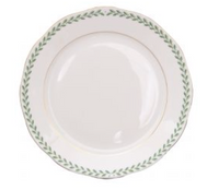 Green Laurel Dinner Plate