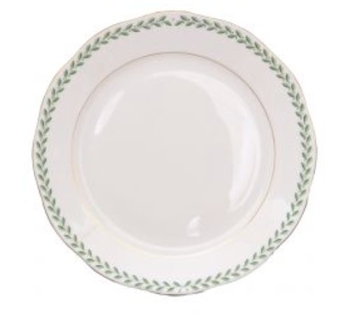 Green Laurel Dinner Plate
