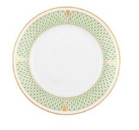 Art Deco Salad Plate | Green
