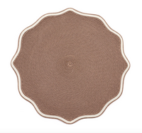Autumn Piped Oxford Placemat | Natural