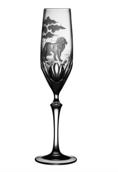 Lion Champagne Flute