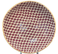8" Bowl | Dot Bordeaux