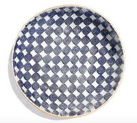 8" Bowl | Checker Cobalt