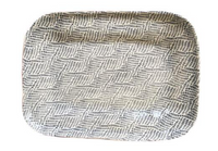 Asparagus Platter | Braid Charcoal