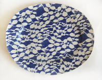 Med Oval  | Aspen Cobalt