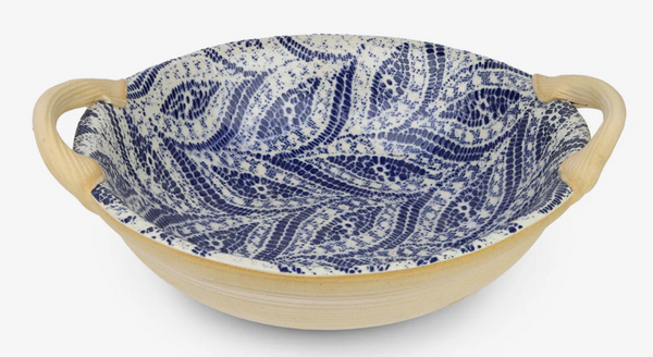 9" Veg Bowl | Paisley Cobalt