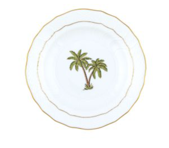 Palm Tree Dessert Plate