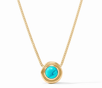 Wave Stone Delicate Necklace | Turquoise