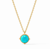 Honeybee Solitaire Necklace | Turquoise