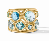Kaleidoscope Statement Ring | Bahamian Blue