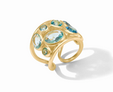 Kaleidoscope Statement Ring | Bahamian Blue