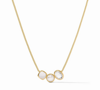 Kaleidoscope Delicate Necklace | Iridescent Clear Crystal