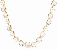 Kaleidoscope Tennis Necklace | Iridescent Clear Crystal