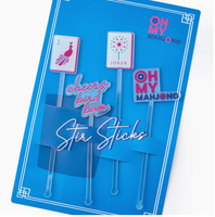 OG Acrylic Cocktail Stir Sticks | Set of 4