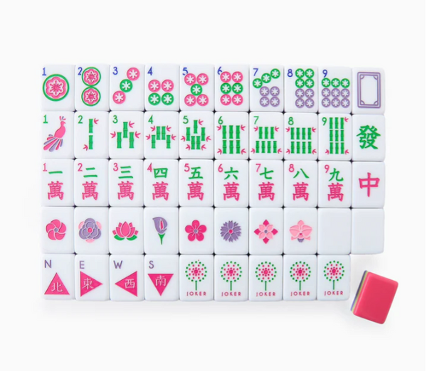 Spring Mahjong Tiles