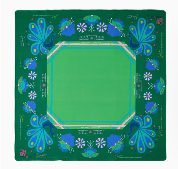 Birdie Green Mahjong Mat