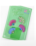 Sensu Fans Cocktail Markers