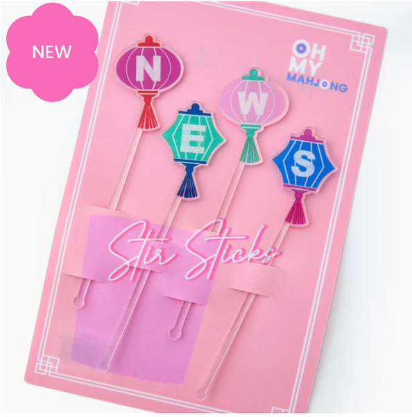 Wild Lanterns Cocktail Stirrers