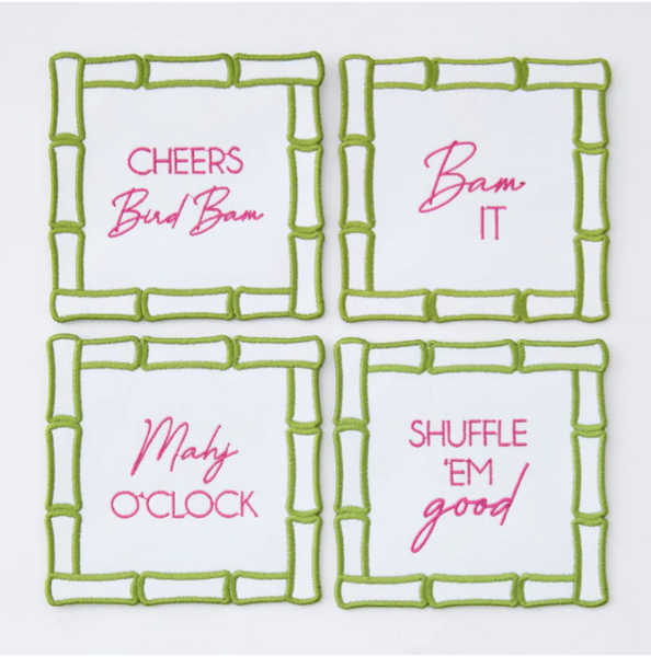 Bamboo Mahjong Bev Napkins