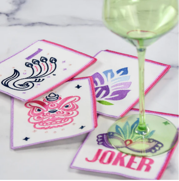 Soiree Mahjong Tile Cocktail Napkins