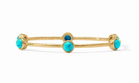 Milano Luxe Stone Bangle Medium Bracelet | Turquoise