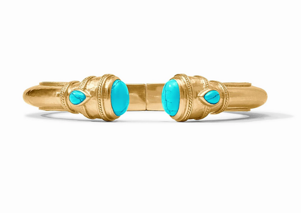 Cannes Demi Cuff Bracelet | Turquoise