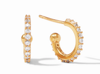 Esme Heart & Hoop Charm Earrings