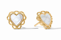 Lace Heart Stud Earrings