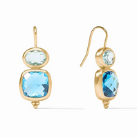 Kaleidoscope Earrings | Bahamian Blue
