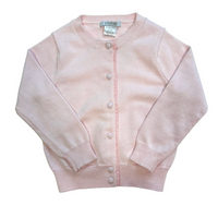 Pink Ruffle Placket Cardigan | 18mo