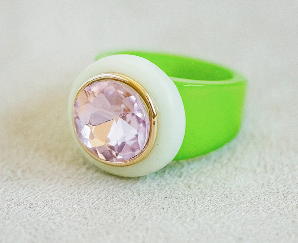 City Girl Ring Small | Dragonfruit
