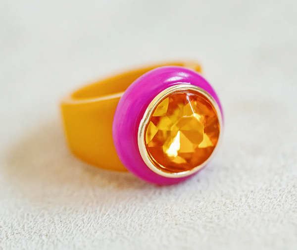 City Girl Ring Large | Sangria