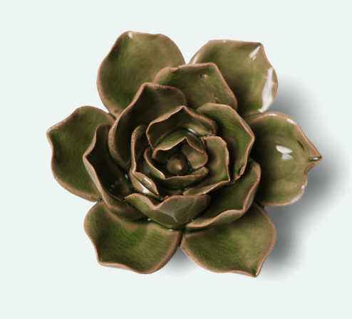 Ceramic Flower | Green
