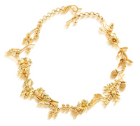 Meadow Wildflower Necklace | Gold