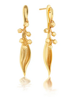 Meadow Lily of the Valley Convertible Earrings | Gold