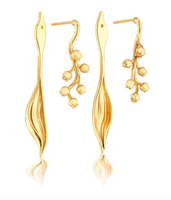 Meadow Lily of the Valley Convertible Earrings | Gold
