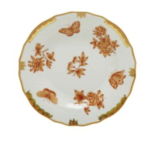 Queen Victoria Dessert Plate | Rust