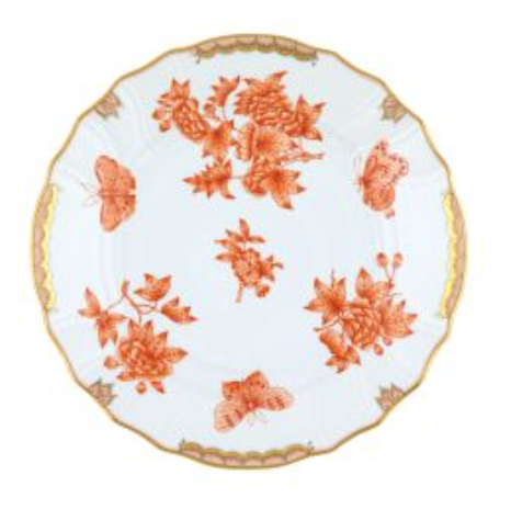 Queen Victoria Dinner Plate | Rust