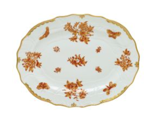 Queen Victoria Platter | Rust